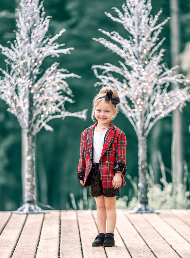 Kids Reversible Holiday Blazer-Apparel & Accessories-Cocoplum Boutique