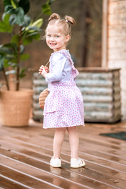 Kids Strawberry Print Ruffle Dress-Kids-Cocoplum Boutique