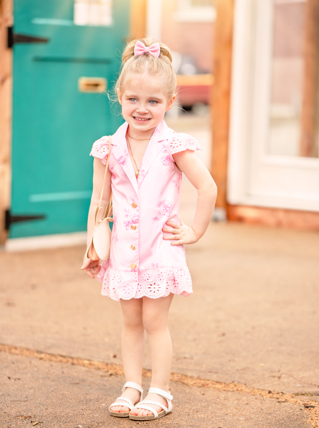 Kids Floral Blazer Dress-Kids-Cocoplum Boutique