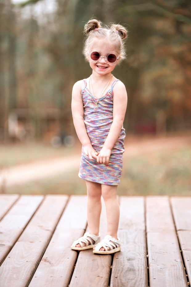 Kids Multi Cami Dress Long-Kids-Cocoplum Boutique